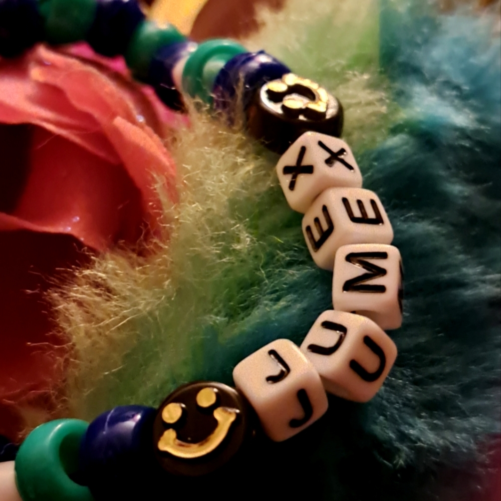 JUMEX Custom handmade Pony beaded bracelet/ anklet